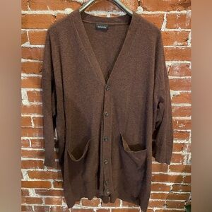 Eskandar Cardigan - Quarter Sleeve - Pockets